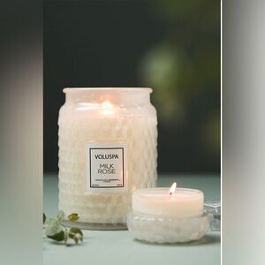 New Volupsa Milk Rose Candle